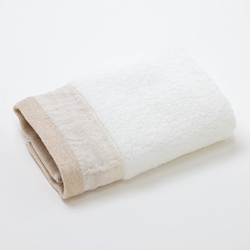 idee Zora イデゾラ プレミアム ホワイトリネン ウォッシュタオル